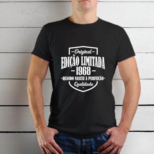 T-shirt Edição Limitada com a sua data de nascimento personalizada