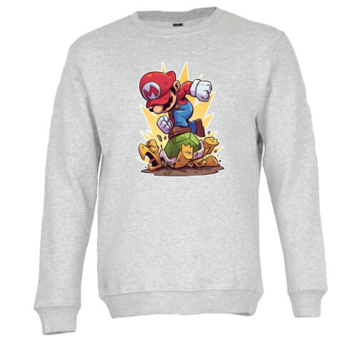 Sweatshirt Super Mario. Unissexo