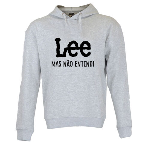 Sweatshirt com capuz Lee mas não entendi