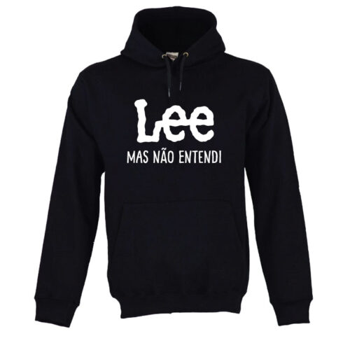 Sweatshirt com capuz Lee mas não entendi